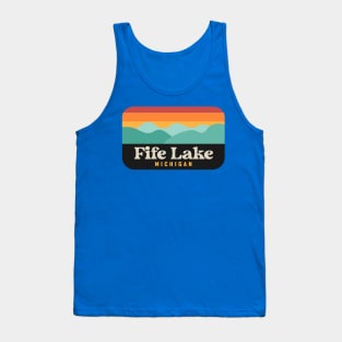 Fife Lake Michigan Grand Traverse County Fishing Tank Top